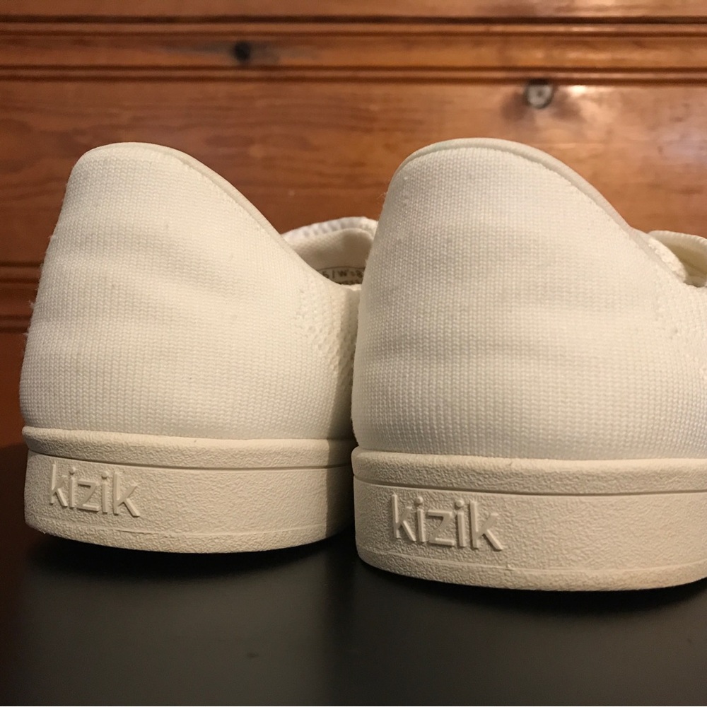 Kizik Knit White Sneaker Size 8 - Picture 10 of 11
